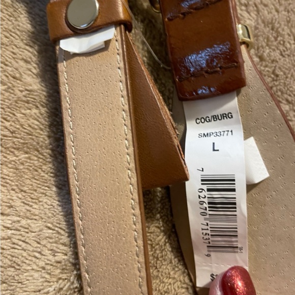 NWT. 2 Women’s Steve Madden Belts. Size Large.Faux Leather. Brown & Red 2 Tone. - Picture 4 of 6